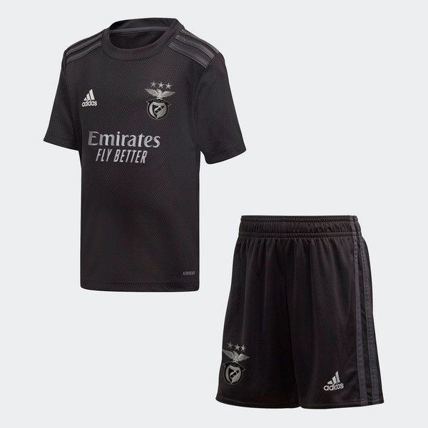 Camiseta Benfica Segunda Niños 2020-2021 Negro